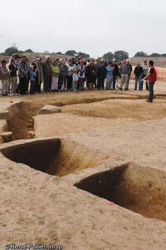 Près de trois mille visiteurs se sont succédé sur le site archéologique de Lannion lors de la journée portes ouvertes le 5 juin 2010.