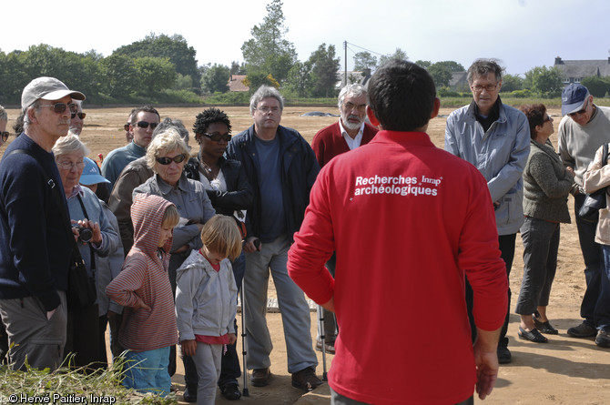 Près de trois mille visiteurs se sont succédé sur le site archéologique de Lannion lors de la journée portes ouvertes le 5 juin 2010.